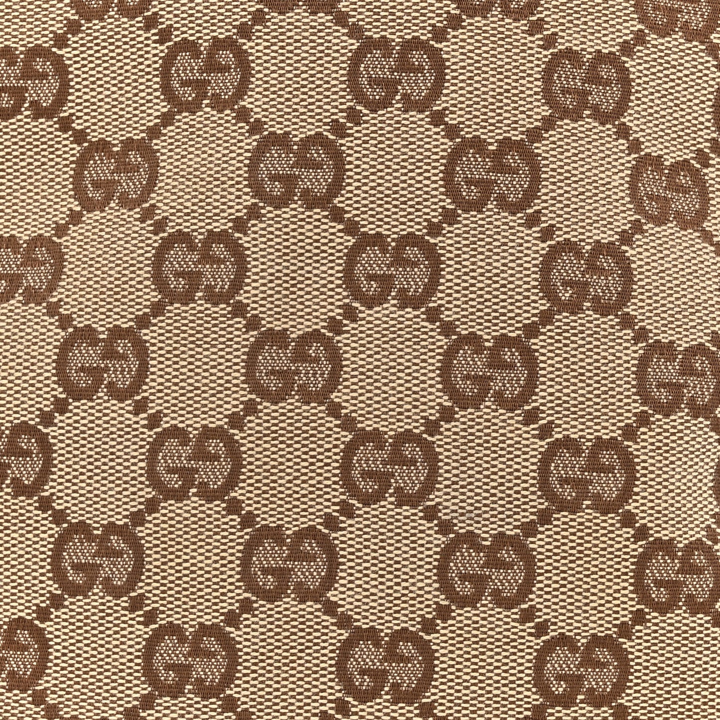 Monogram Bamboo Handle Bag Brown