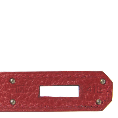 Hermes Ardennes Birkin 35 Rouge Vif 25 of 29