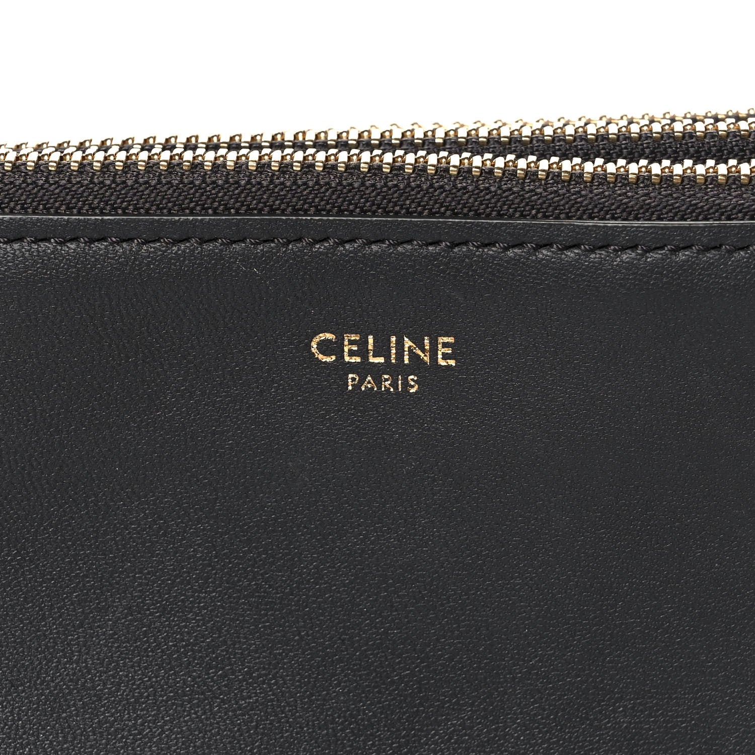 Celine Lambskin Small Trio Crossbody Bag Medium Grey 9 of 10