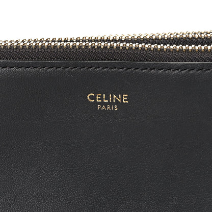 Celine Lambskin Small Trio Crossbody Bag Medium Grey 9 of 10