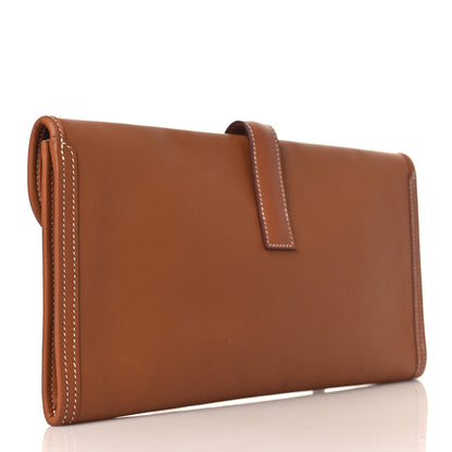 Hermes Swift Jige Elan 29 Clutch Gold 3 of 9
