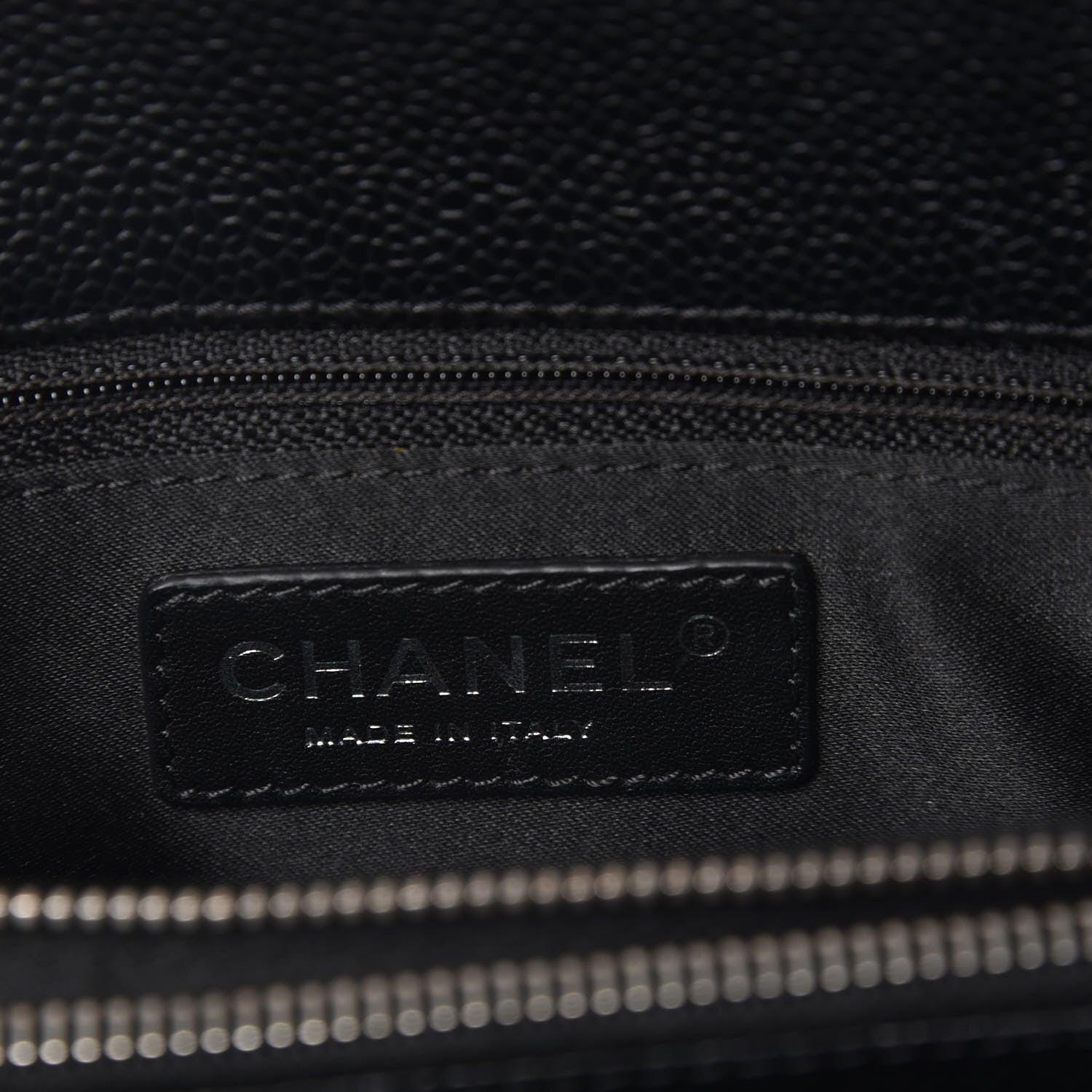 Chanel Caviar Quilted Grand Shopping Tote GST Black 6 of 7