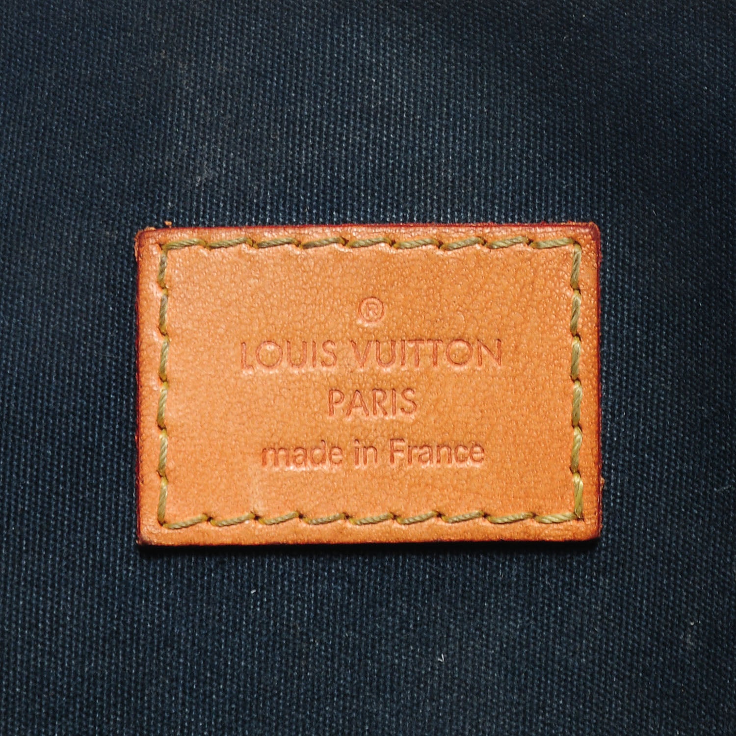 Louis Vuitton Vernis Alma GM Blue Nuit 6 of 7