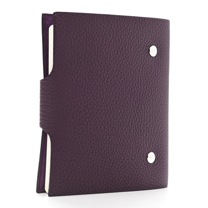 Hermes Togo Ulysse PM Notebook Cover Cassis 3 of 9