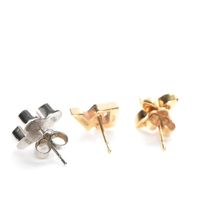Louis Vuitton Swarovski Crystal Love Letter Timeless Ear Stud Earrings 3 of 8