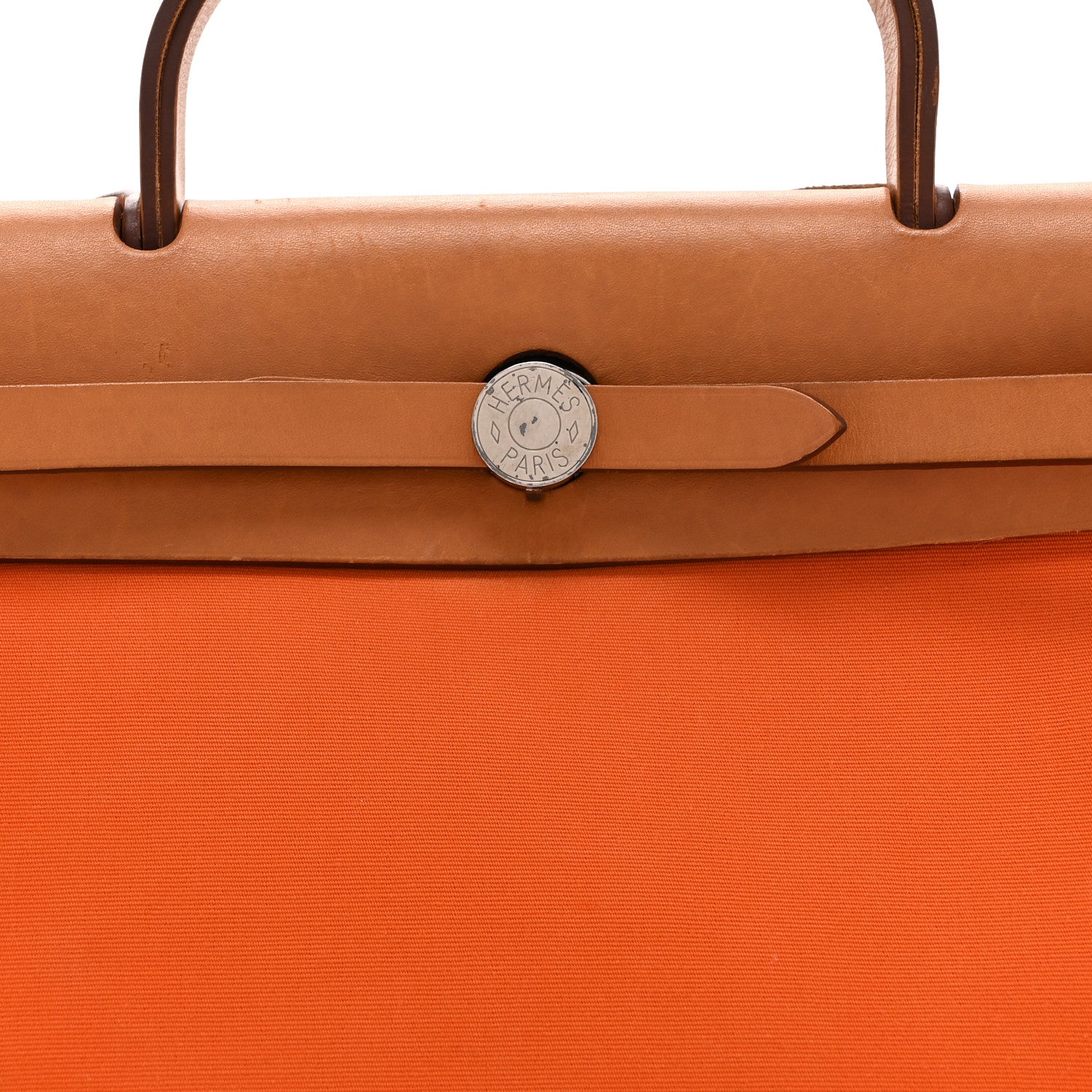 Hermes Toile Vache Hunter Herbag Zip 31 PM Orange 9 of 11