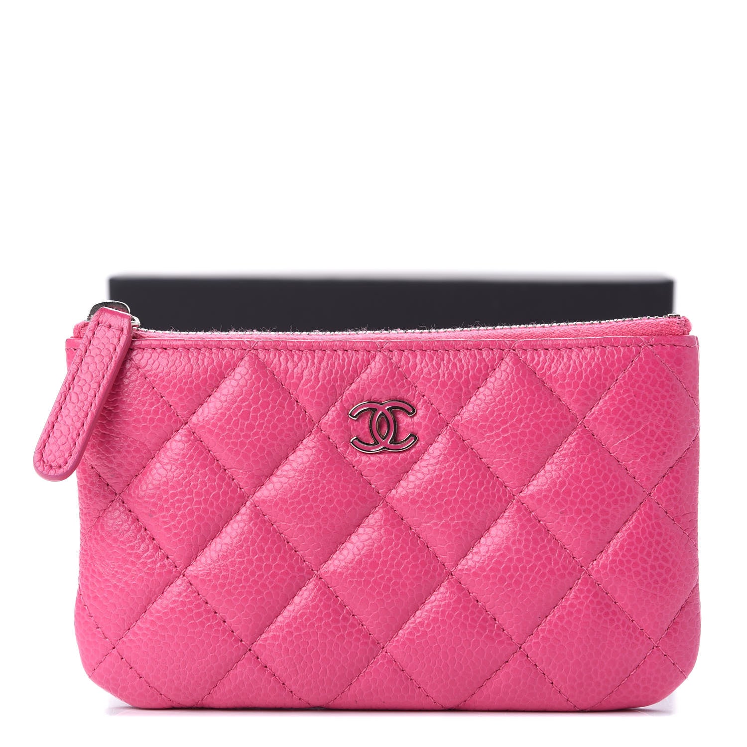 Chanel Caviar Quilted Small Cosmetic Case Pink 1 of 10