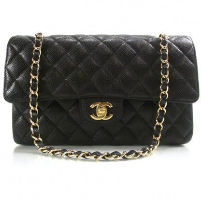 Chanel Caviar Quilted Medium Double Flap Black 1 of 11