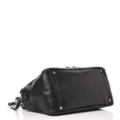 Chanel Calfskin Small Diamond Stitch Tote Black 4 of 13