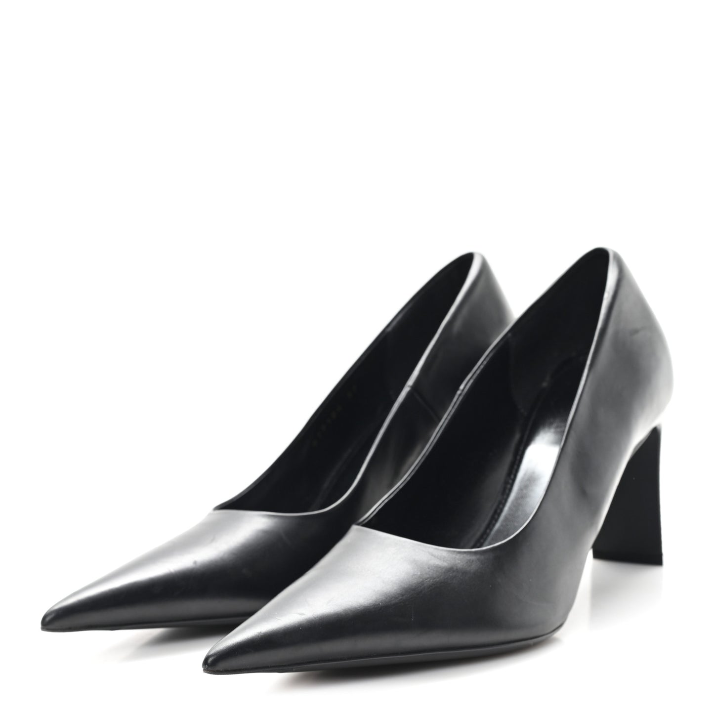 Calfskin Blade Knife Pumps 37 Black