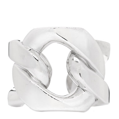Hermes Sterling Silver GM Capture Link Ring 55 7.25 1 of 5