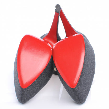 Christian Louboutin Flannel Lady Daf 160 Pumps 36.5 Grey 4 of 6