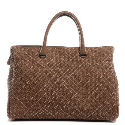 Bottega Veneta Intrecciato Paglia Tote Cigar 1 of 9