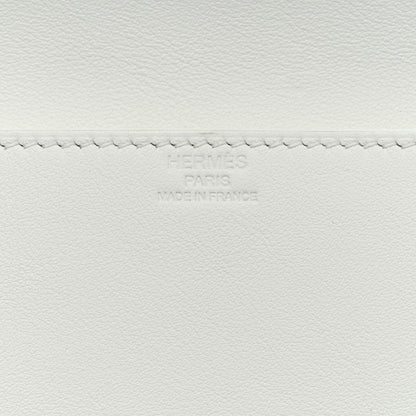 Hermes Swift Shadow Clutch 29 White 6 of 8