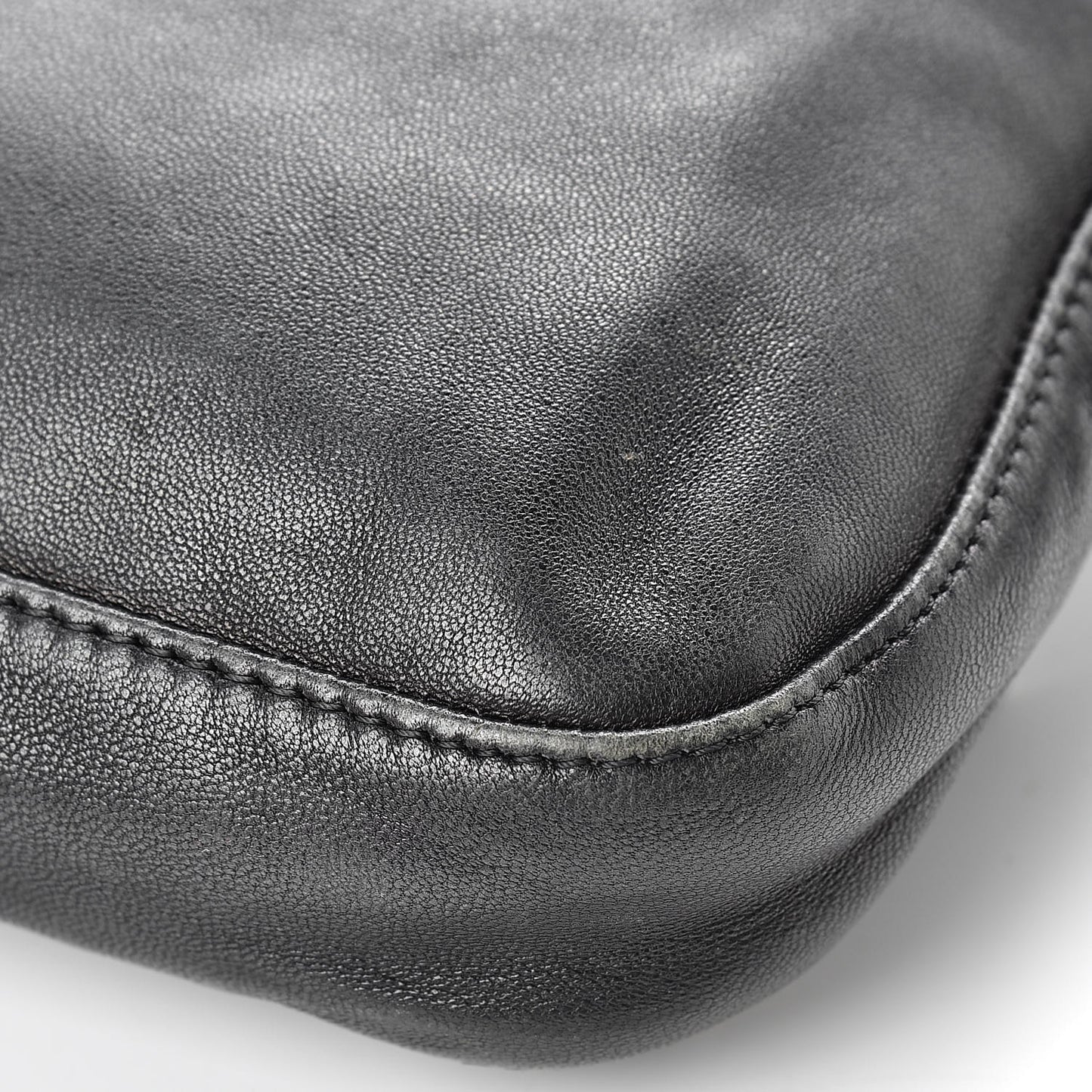 Calfskin Baguette Black
