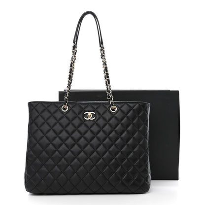Chanel Caviar Quilted Large Shopping Tote Black 11 of 11