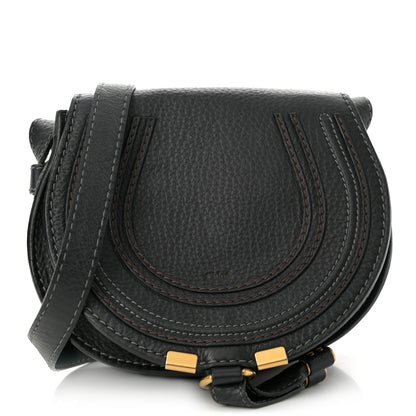 Chloe Calfskin Mini Marcie Round Crossbody Bag Black 1 of 13