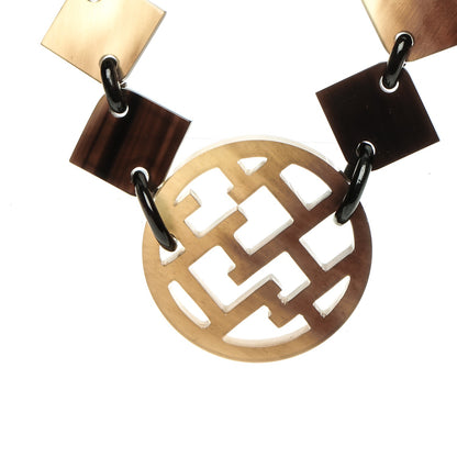 Hermes Buffalo Horn Lacquer Lena Necklace 3 of 7