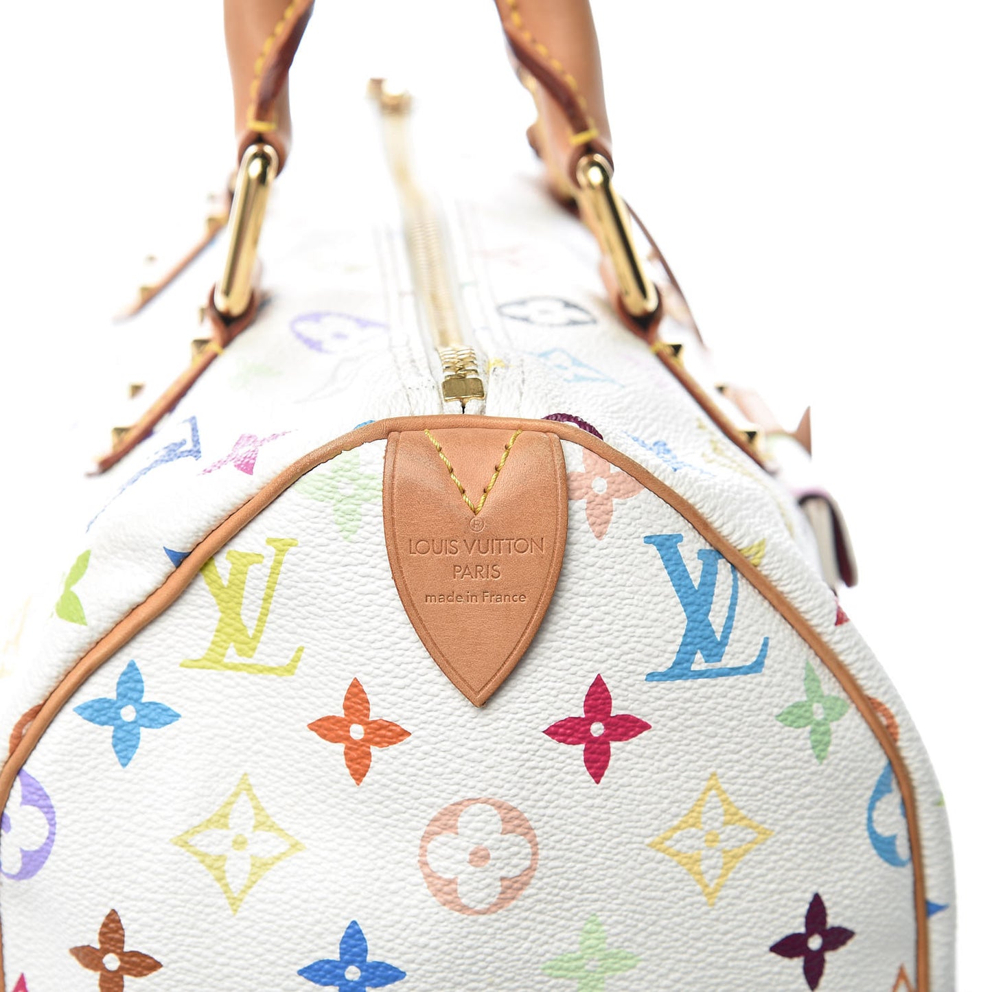 Monogram Multicolor Speedy 30 White