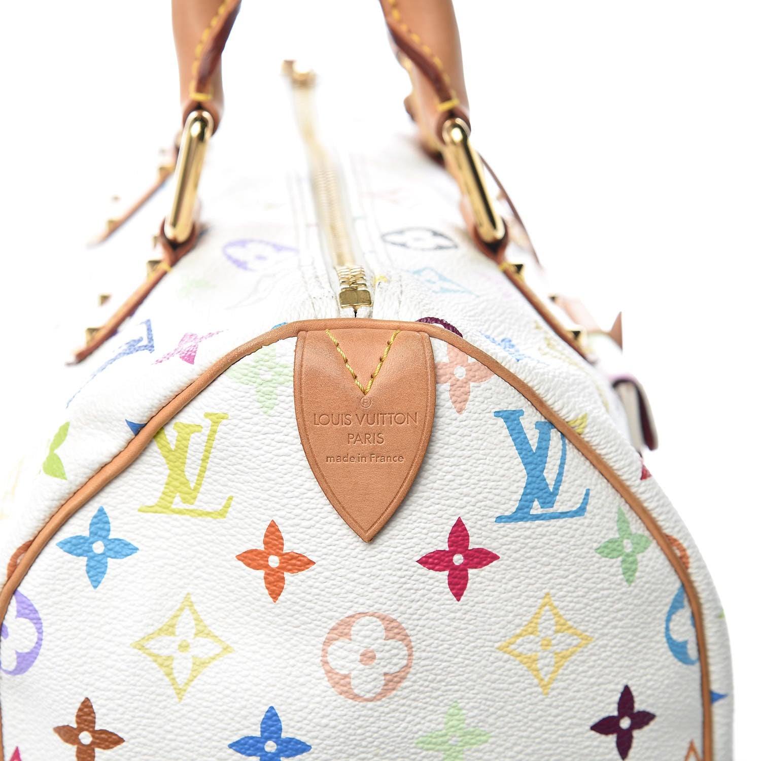 Louis Vuitton Monogram Multicolor Speedy 30 White 6 of 10