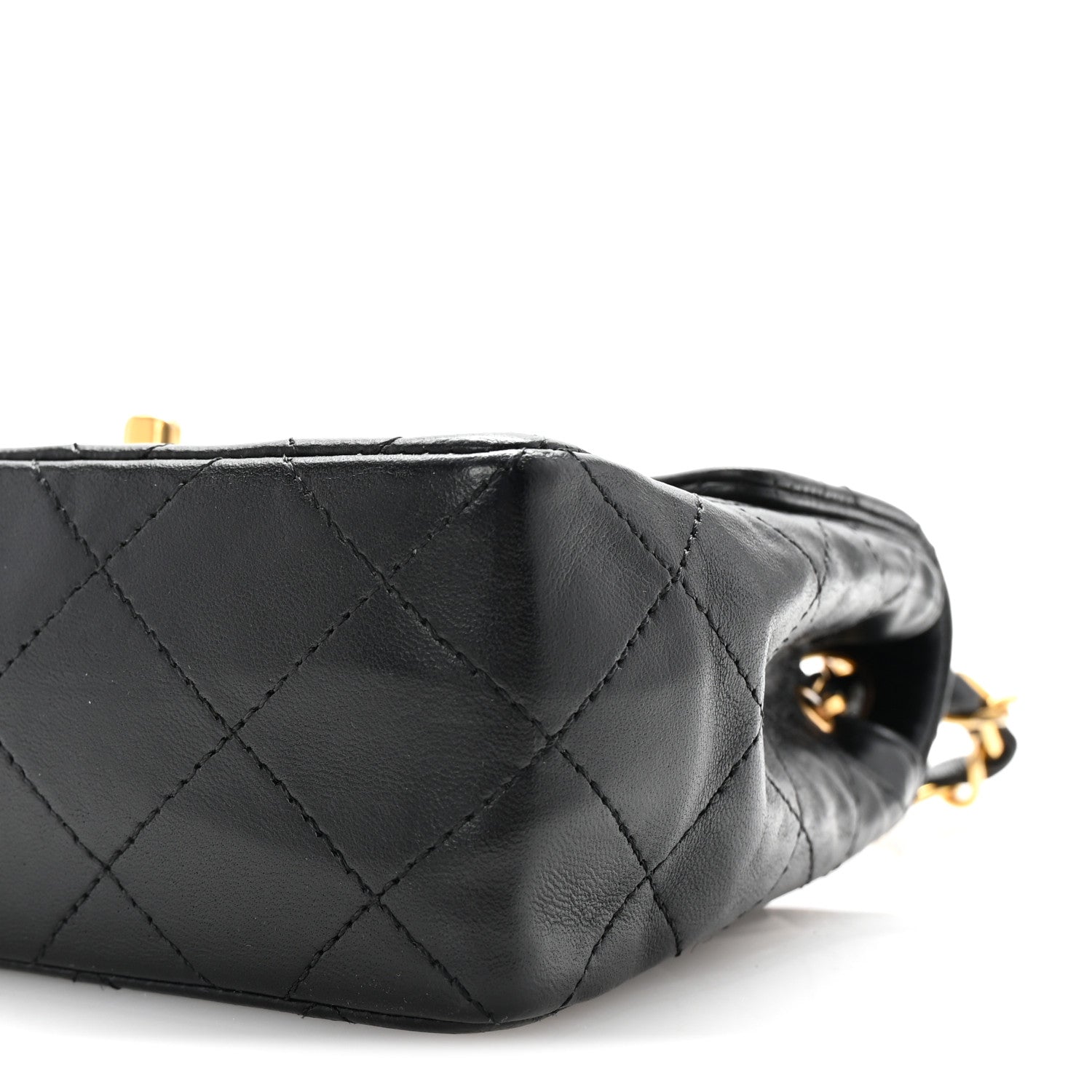 Chanel Lambskin Quilted Mini Square Flap Black 11 of 11