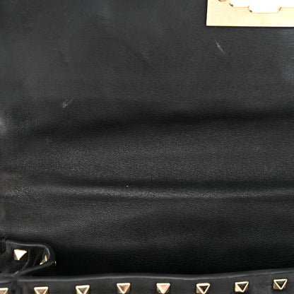 Valentino Garavani Nappa Medium Rockstud Spike Shoulder Bag Black 11 of 12