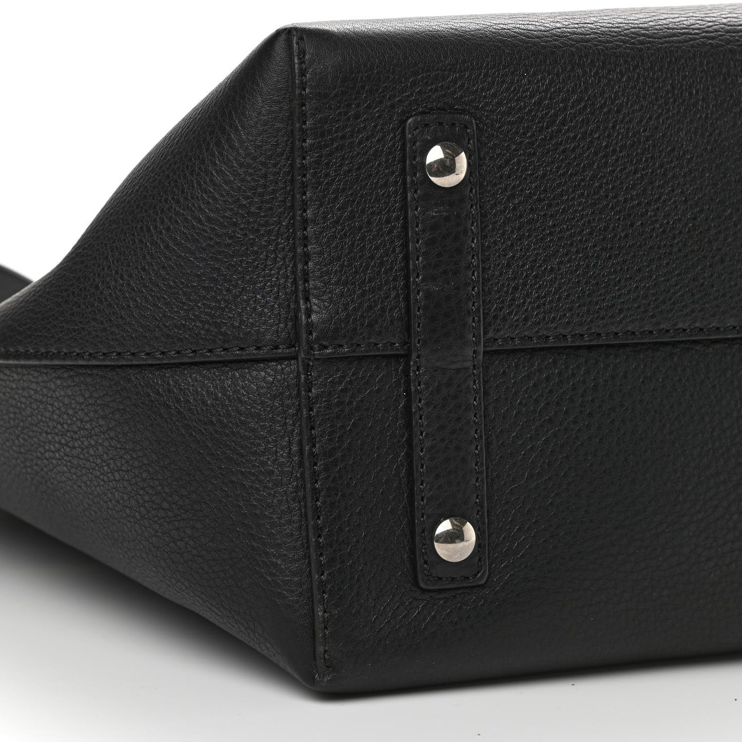 Soft Grain Calfskin Medium Belt Bag Black
