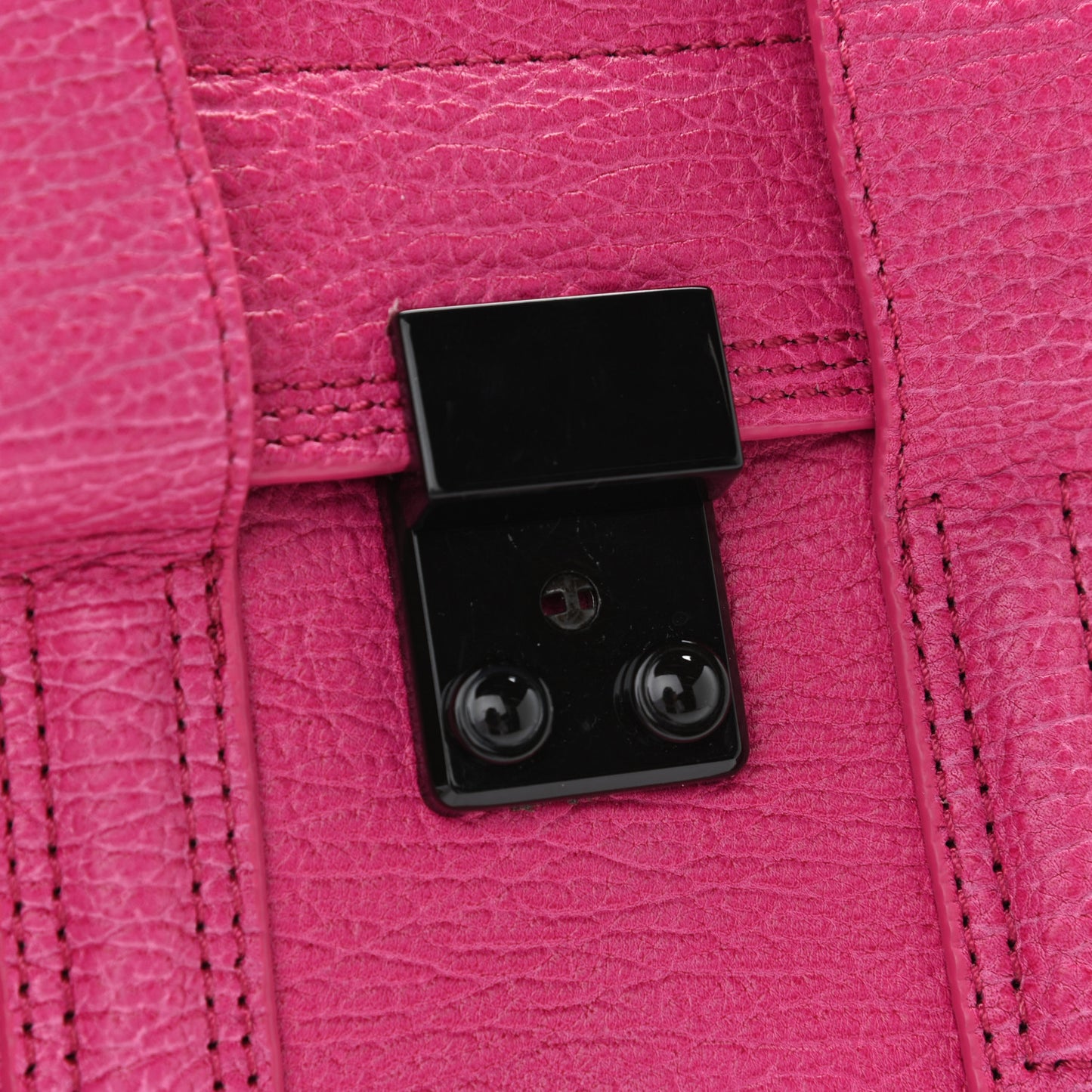 Textured Calfskin Mini Pashli Satchel Magenta
