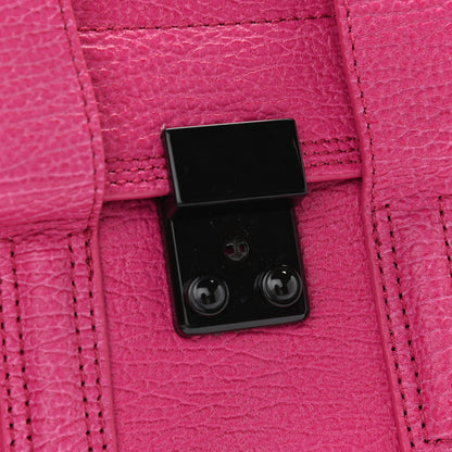 3.1 Phillip Lim Textured Calfskin Mini Pashli Satchel Magenta 11 of 12