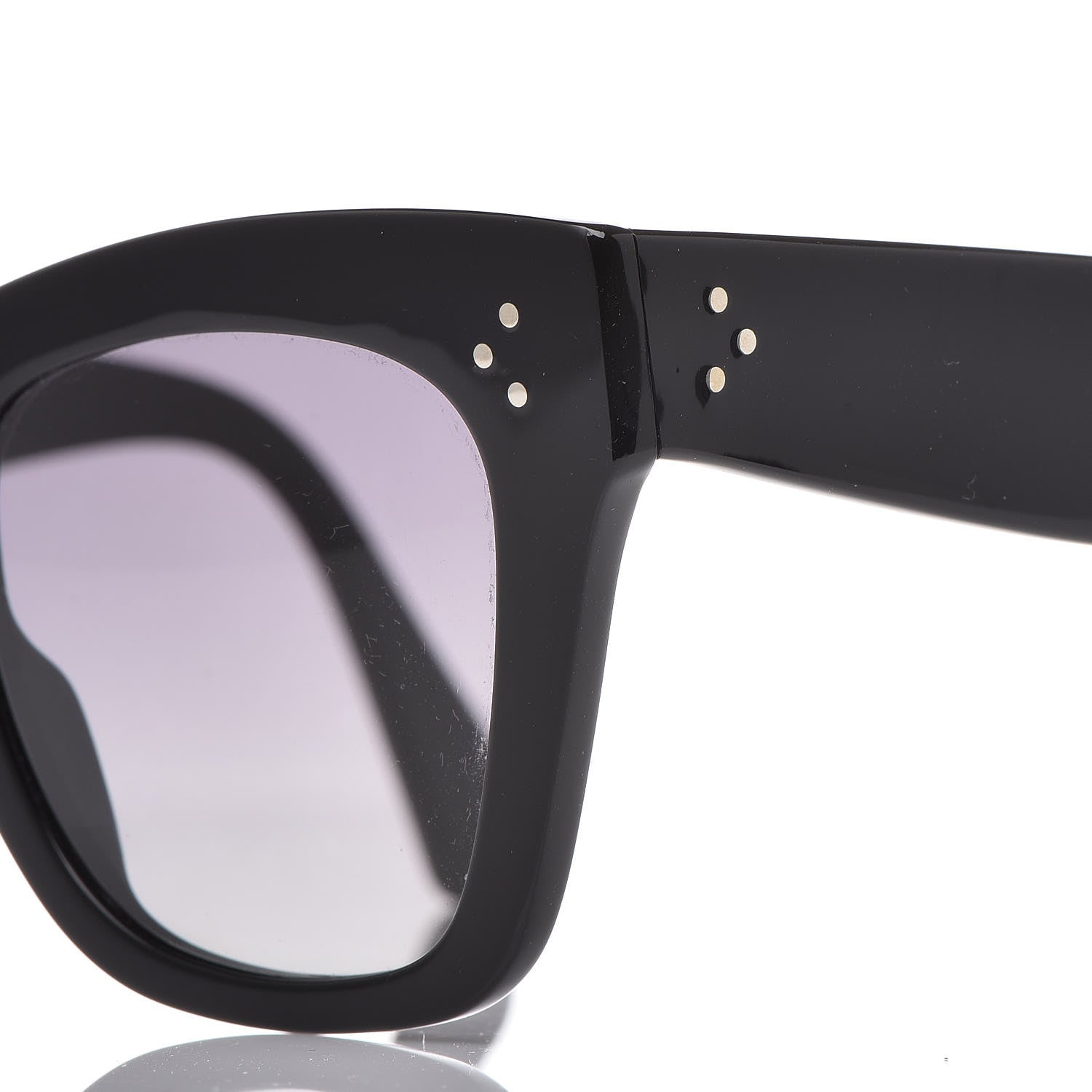Celine Polarized Sunglasses CL4004IN Black 7 of 9