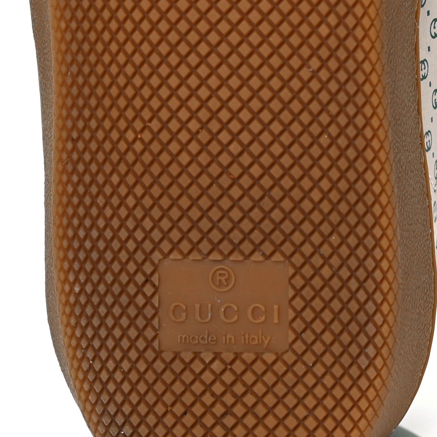 Gucci X DAPPER DAN Calfskin Suede GG Micro Monogram G74 Sneakers 36.5 Emerald Mystic White 7 of 10