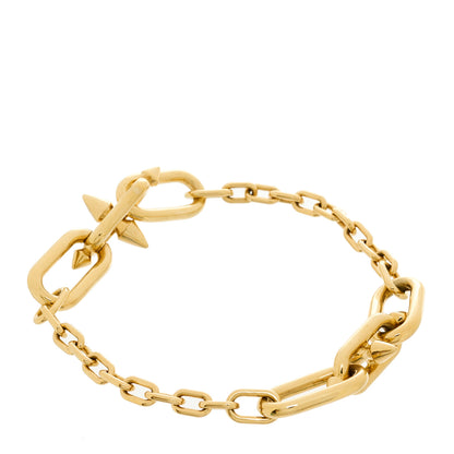 Tiffany X PHARRELL 18K Yellow Gold Medium Titan Link Station Bracelet 1 of 4