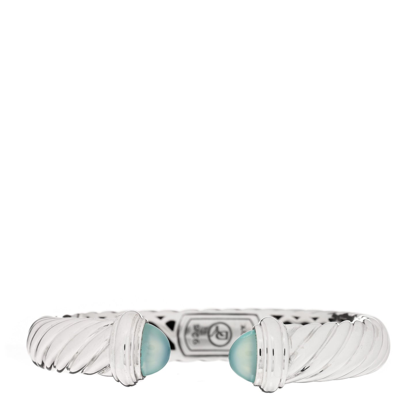 Sterling Silver Chalcedony 10mm Waverly Bracelet