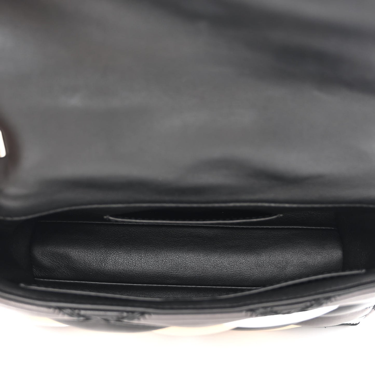 Lambskin Malletage GO-14 PM Beige Black