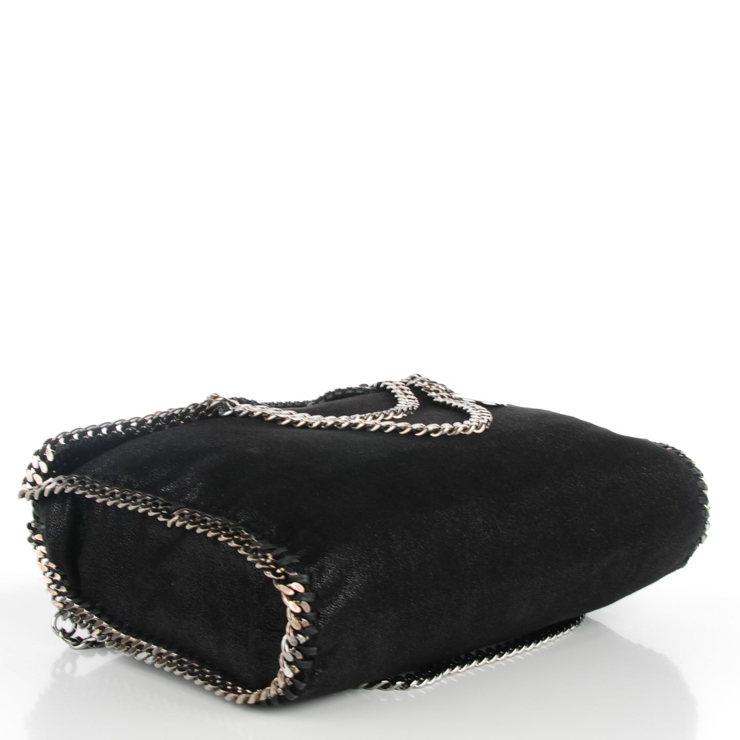 Shaggy Deer Falabella Fold Over Tote Black