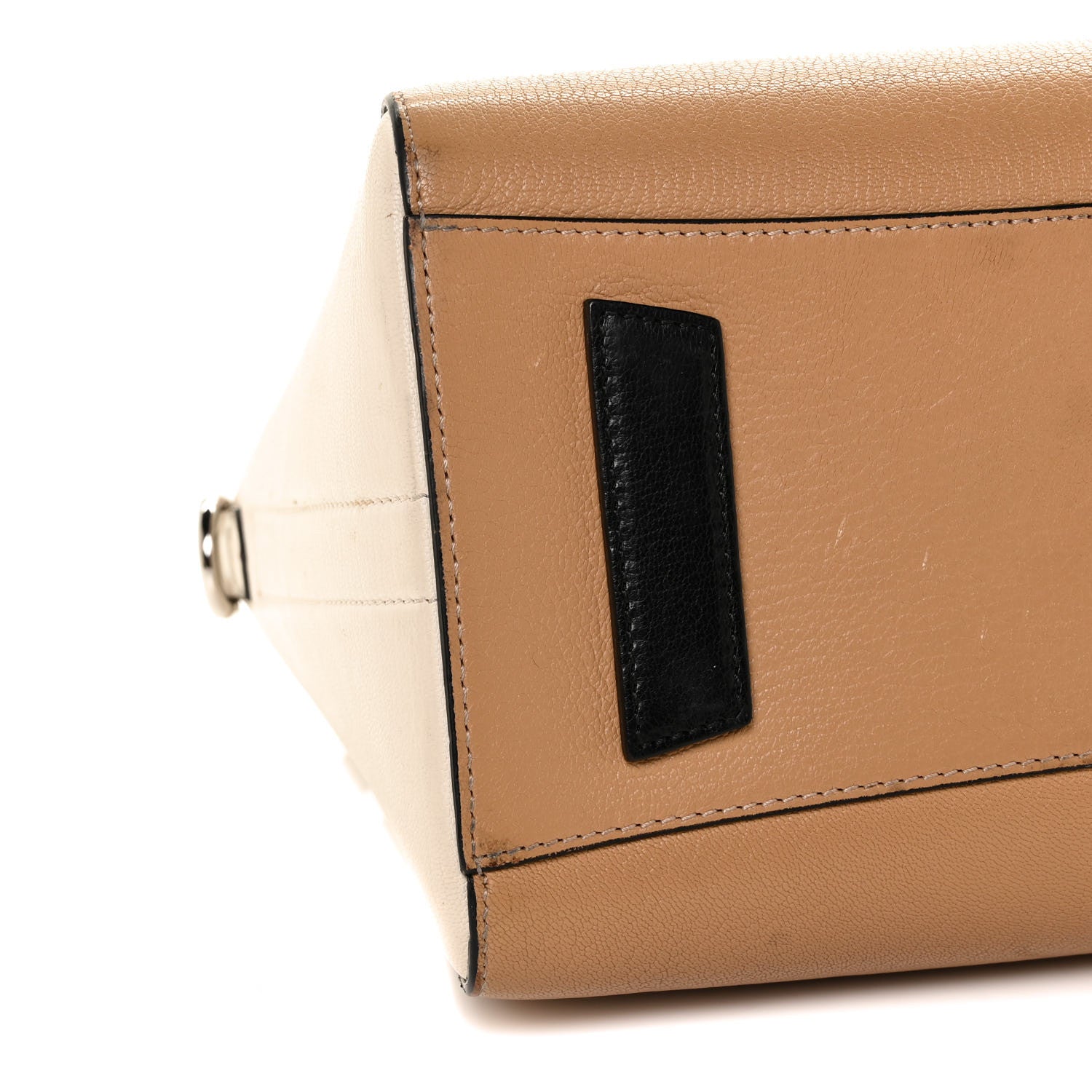 Givenchy Sugar Goatskin Small Tri-Color Antigona Light Brown Beige Black 6 of 9