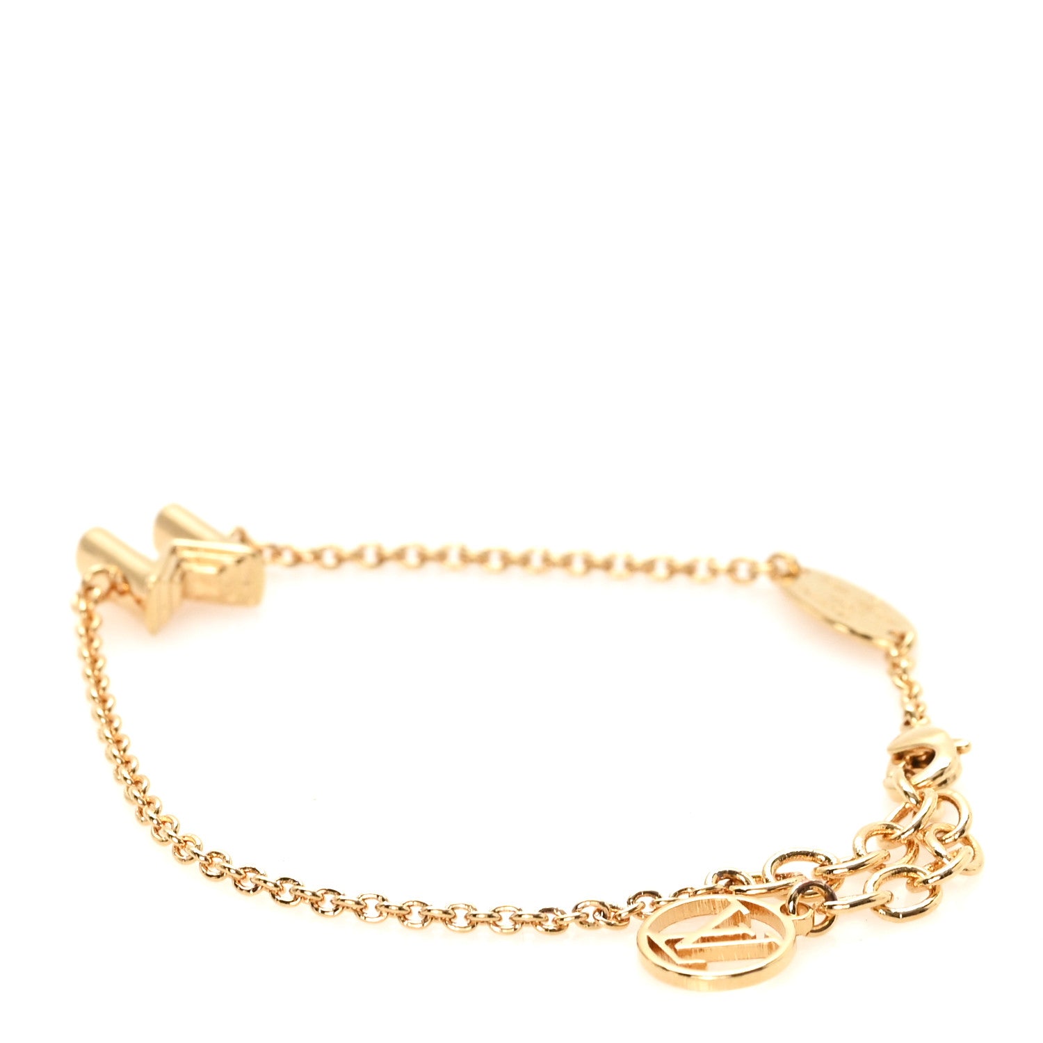 Louis Vuitton LV And Me Letter M Bracelet Gold 3 of 5