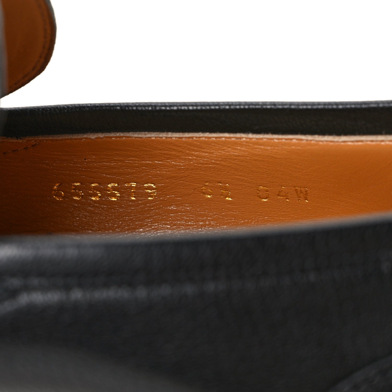 Gucci Goatskin Web Mens Horsebit Loafers 6.5 Black 8 of 9