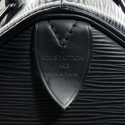 Louis Vuitton Epi Speedy 25 Black 7 of 8