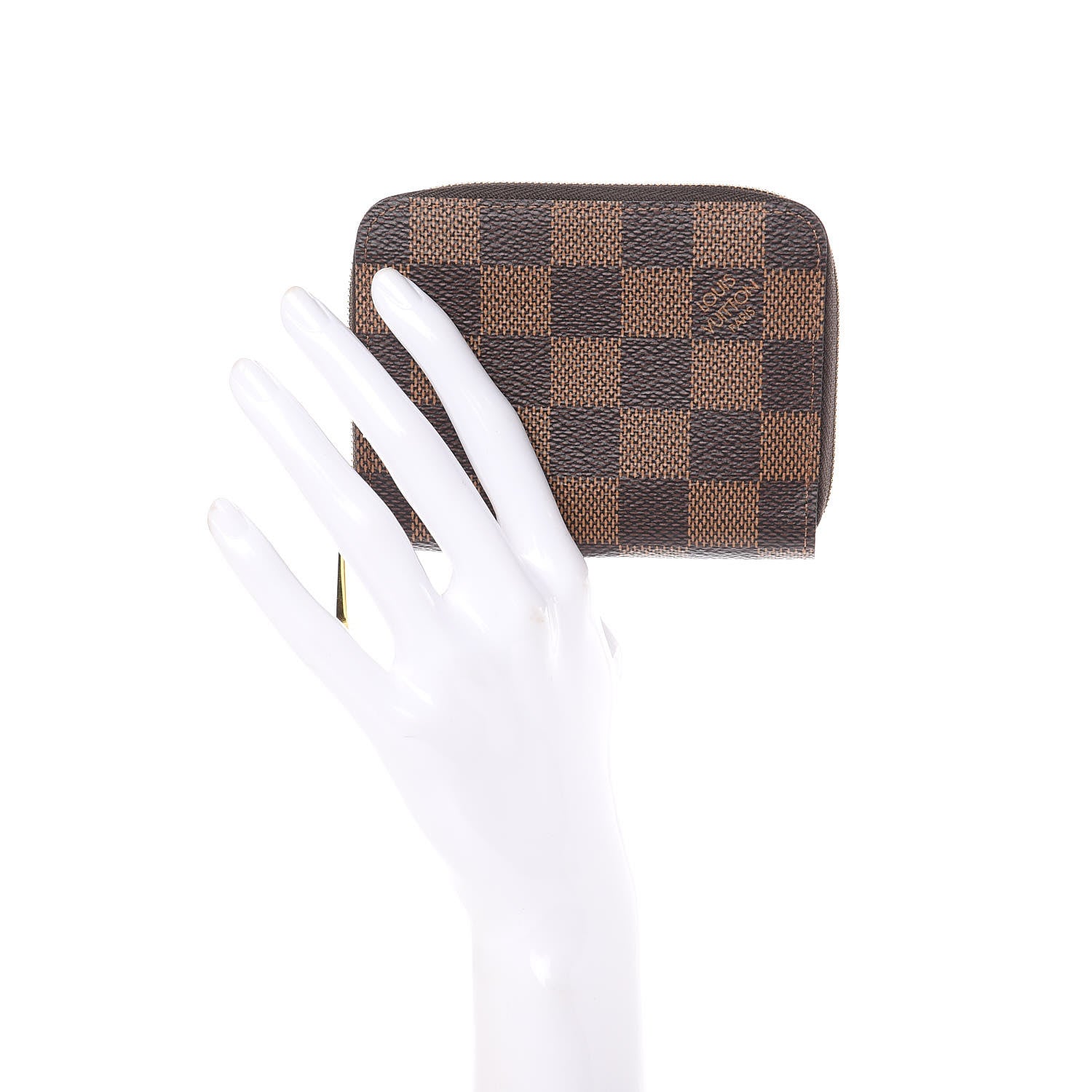 Louis Vuitton Damier Ebene Zippy Coin Purse 2 of 7