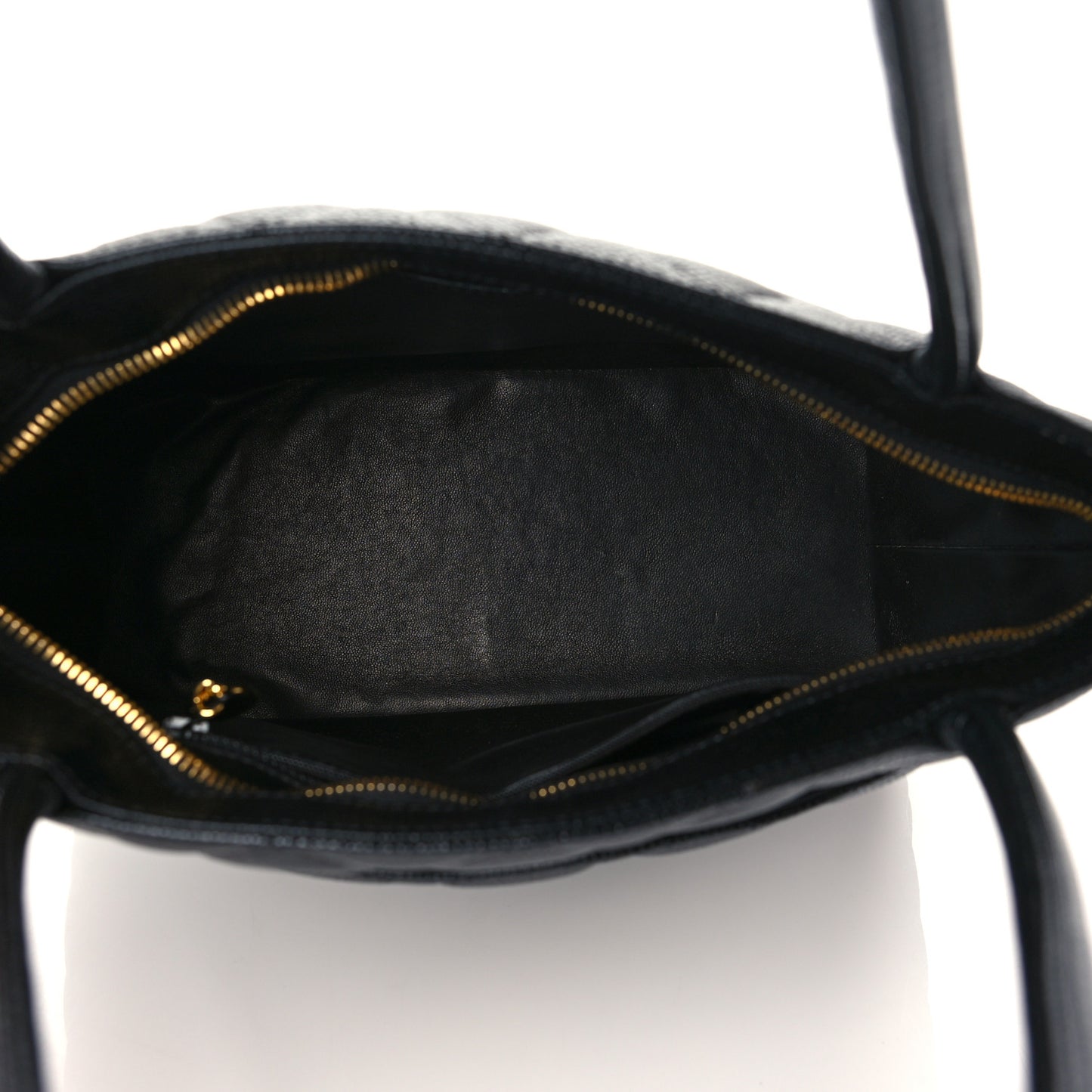 Caviar Quilted Medallion Tote Black