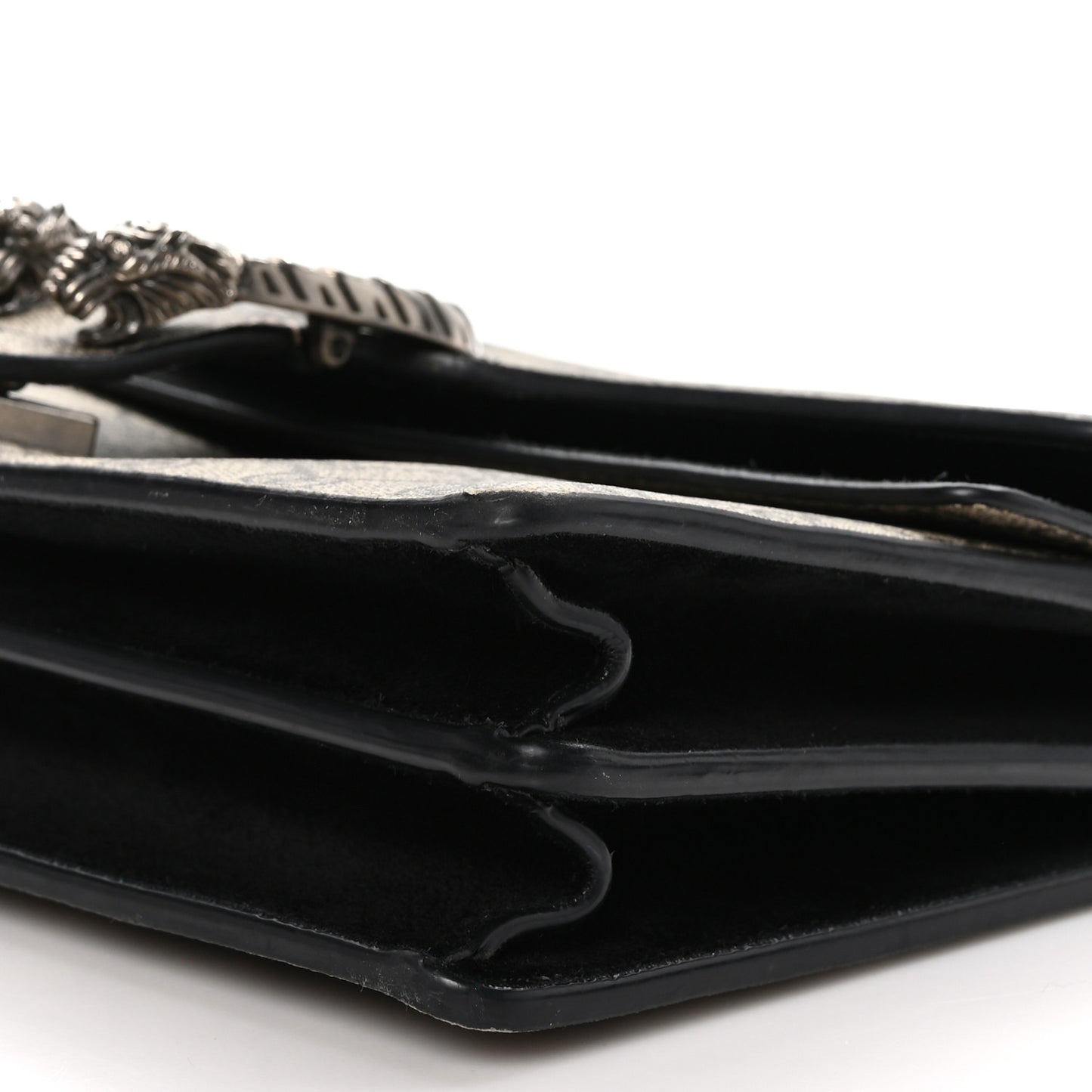 GG Supreme Monogram Small Dionysus Shoulder Bag Black
