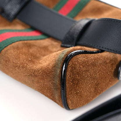 Gucci Suede Small Ophidia Belt Bag 75 30 Brown 11 of 11