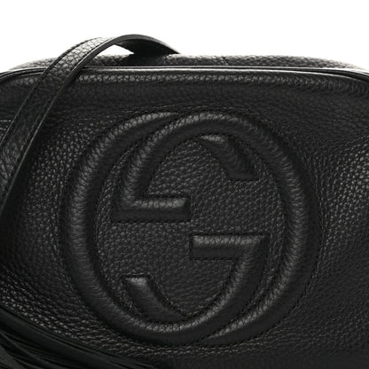 Gucci Pebbled Calfskin Small Soho Disco Bag Black 8 of 15