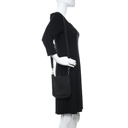 Hermes Taurillon Clemence Evelyne TPM Black 3 of 11