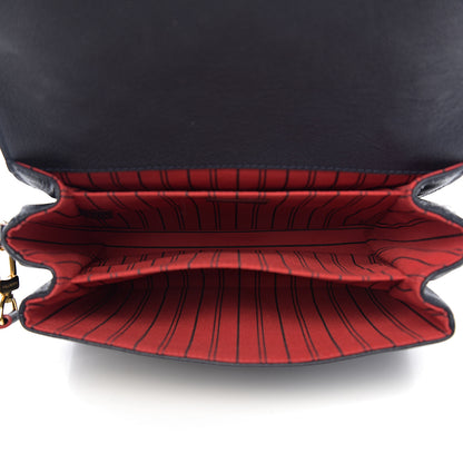 Louis Vuitton Empreinte Pochette Metis Marine Rouge 4 of 10