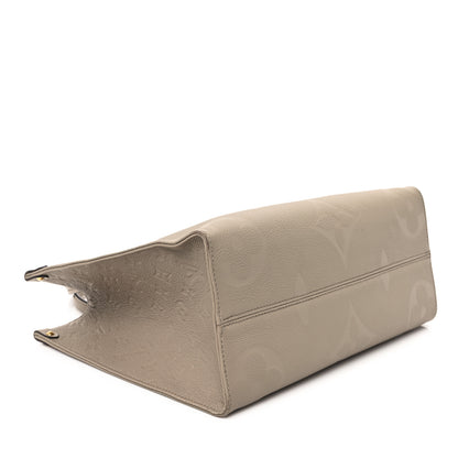 Louis Vuitton Empreinte Monogram Giant Onthego MM Tourterelle 4 of 12