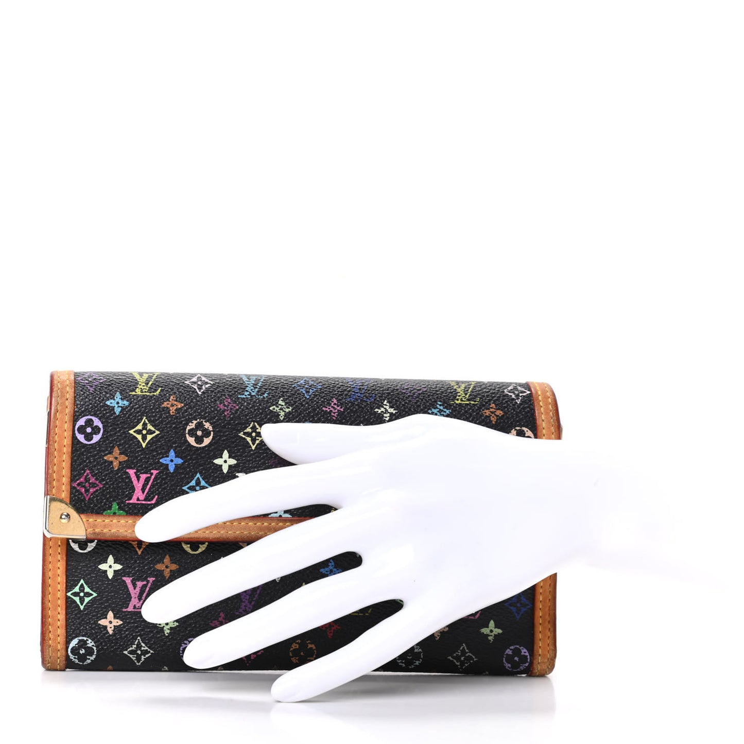 Monogram Multicolor Porte Tresor International Wallet Black