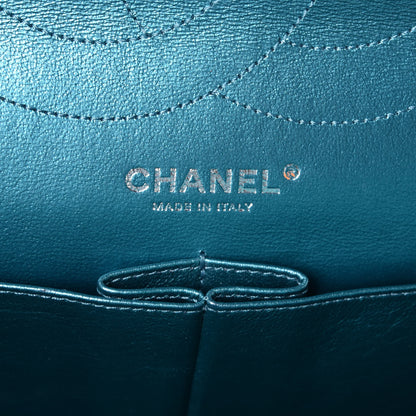 Chanel Metallic Calfskin Quilted 2.55 Reissue 227 Flap Turquoise 6 of 10