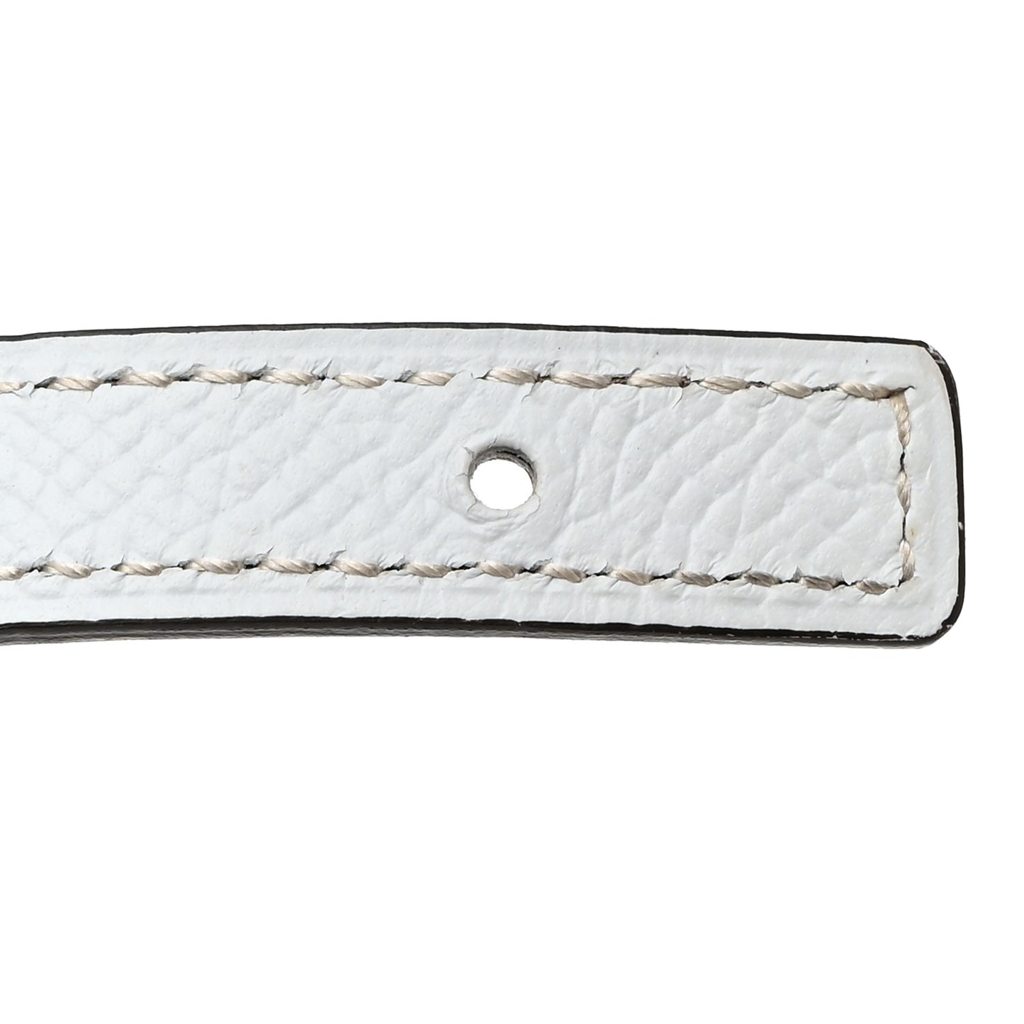 Epsom Swift 13mm Belt Strap 80 32 White Etoupe